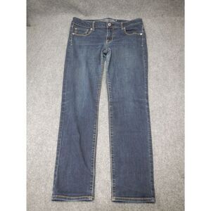 American Eagle Skinny Super Stretch Jeans Women's 14 Denim Blue Regular Fit